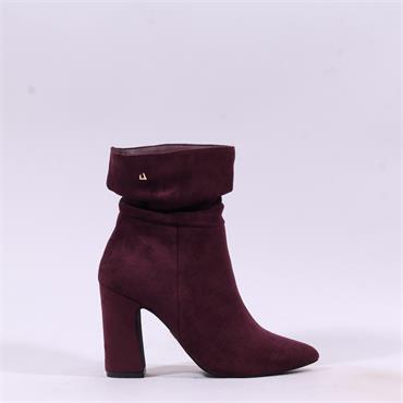 Una Healy Love Train Bunched Ankle Boot - Burgundy
